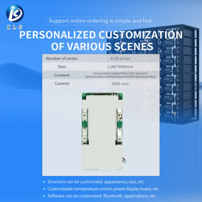 KLS Lithium BMS: 6S - 24S, 20A - 100A for 12V - 72V - LiFePO4 Battery Management System