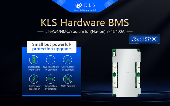3S 12V 15A Li-ion BMS with Balance for 18650 Battery Packs
